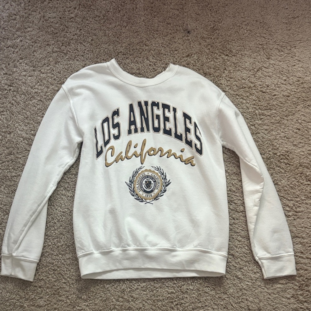 PacSun White Los Angeles California Sweater